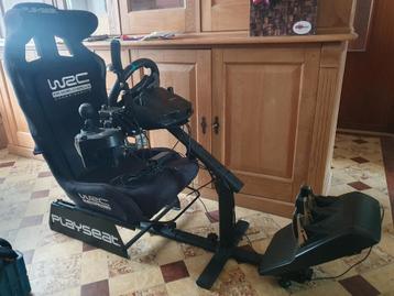 Playseat met logitech g29, shifter en handbrake beschikbaar voor biedingen