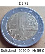 2 Euromunten Duitsland D, Postzegels en Munten, Ophalen of Verzenden, Duitsland, 2 euro, Losse munt