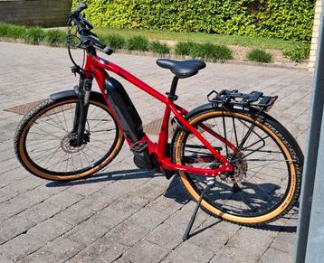 Flyer rode elektrische herenfiets maat M, Fietsen en Brommers, Elektrische fietsen, Ophalen, Zo goed als nieuw