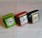 3 Vintage reiswekkers, Ophalen, Gebruikt, Analoog