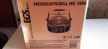 Nieuwe hete lucht grill HG 1000 beschikbaar voor biedingen