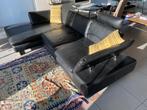 salon bankstel, Huis en Inrichting, Zetels | Zetels, Ophalen, Gebruikt, 125 tot 150 cm, Zwart