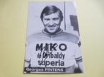 wielerkaart 1976 team miko superia georges pintens signe, Utilisé, Envoi