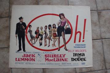 filmaffiche Irma La Douce 1963 Jack Lemmon filmposter beschikbaar voor biedingen