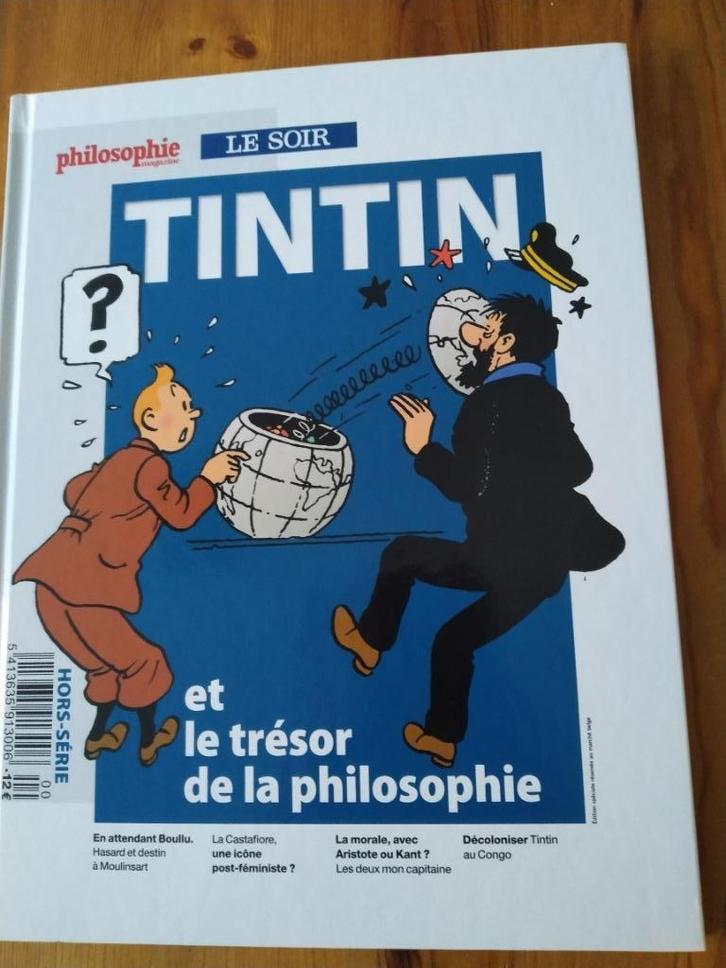 Philosophie magazine Tintin - Hergé, Boeken, Stripverhalen, Zo goed als nieuw, Eén stripboek, Ophalen of Verzenden