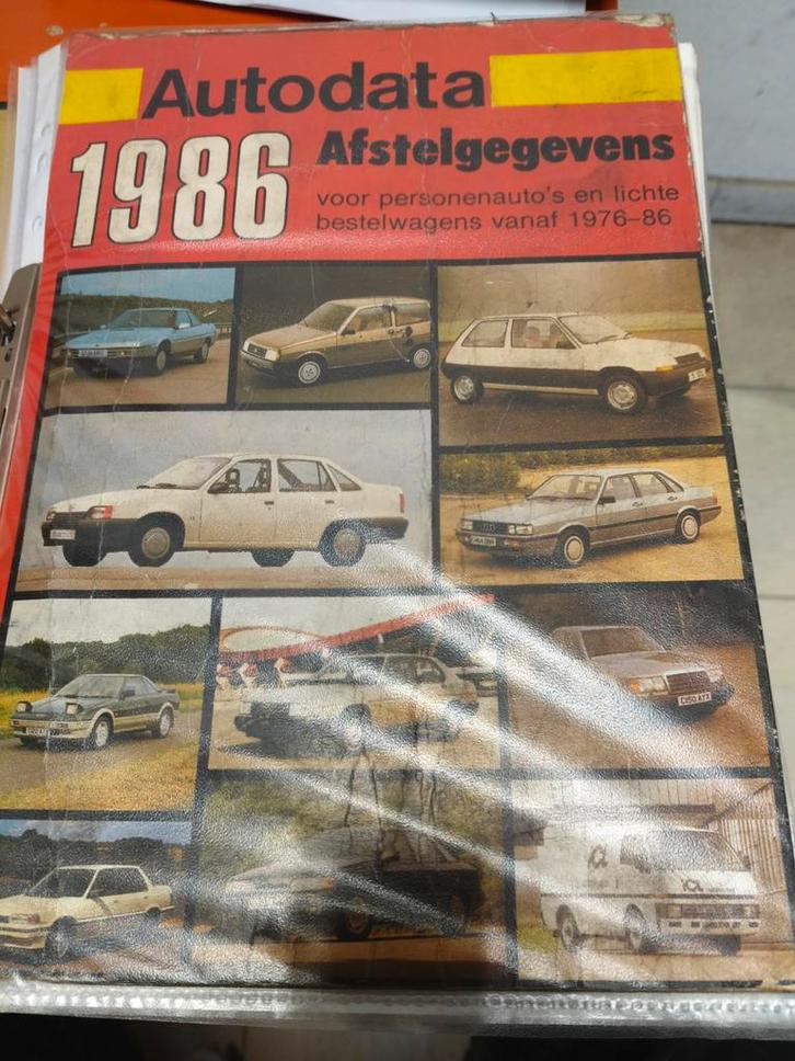 Afstelgegevens 1976-1986, Auto diversen, Handleidingen en Instructieboekjes, Ophalen