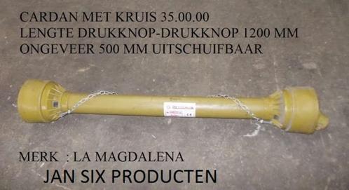 Cardan met kruis 35.00.00 Lengte ingeschoven van drukknop na, Zakelijke goederen, Machines en Bouw | Pompen en Compressoren, Ophalen