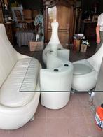 Design tafel en stoelen Bretz, Ophalen