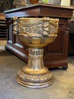 antiek ornament franse kerk bladgoud uniek oud tafel, Ophalen