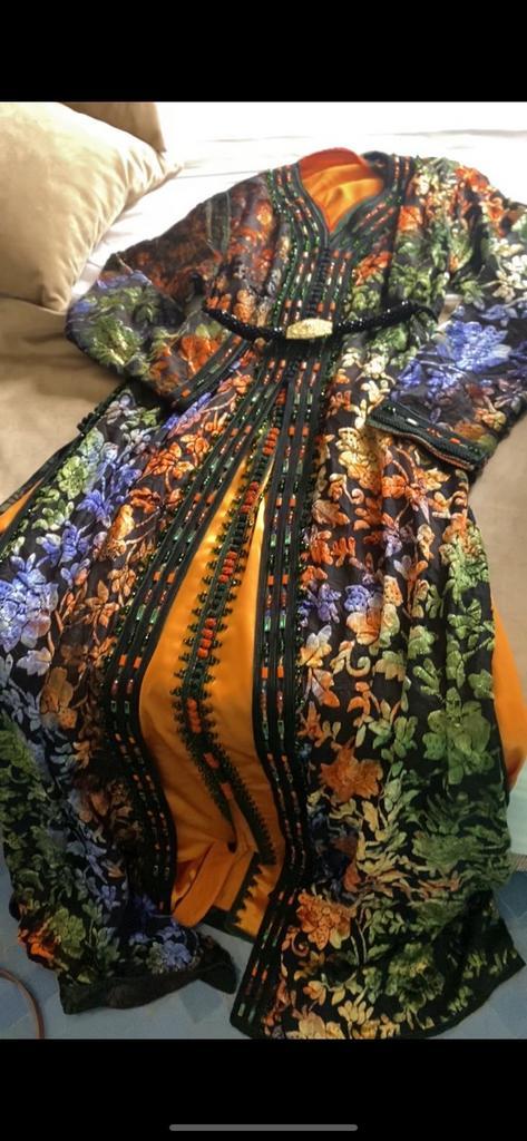 Prachtige Marokaanse kleedjes takchita kaftan, Kleding | Dames, Gelegenheidskleding, Zo goed als nieuw, Maat 38/40 (M), Ophalen