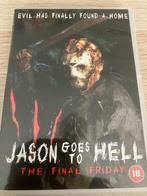 Jason Goes To Hell, the final friday DVD, CD & DVD, DVD | Horreur, Comme neuf, Enlèvement ou Envoi, Slasher, À partir de 16 ans