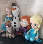 Frozen knuffels + puzzel 200 stuks, Kinderen en Baby's, Speelgoed | Knuffels en Pluche, Ophalen of Verzenden, Zo goed als nieuw