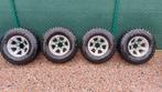 ZEER MOOIE 4X4 BANDEN EN VELGEN, Auto-onderdelen, Banden en Velgen, Ophalen, Gebruikt, 15 inch, Banden en Velgen
