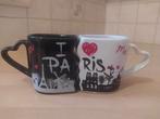 Lot de 2 tasses "i love Paris", Comme neuf, Enlèvement ou Envoi