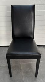 Eetstoel zo goed als nieuw, Huis en Inrichting, Stoelen, Ophalen, Zwart, Leer, Zo goed als nieuw