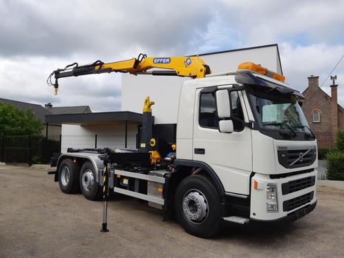 Volvo FM9 26T Euro5 Kraan EFFER en containersysteem Meiller, Auto's, Vrachtwagens, Bedrijf, Te koop, Volvo, Diesel, Euro 5, 2 deurs