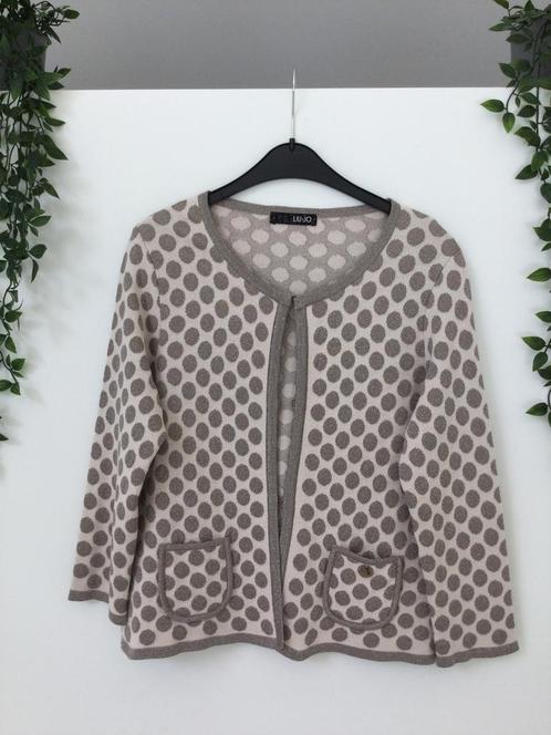 Beige gilet Liu Jo maat S, Kleding | Dames, Truien en Vesten, Gedragen, Maat 36 (S), Beige, Ophalen of Verzenden