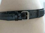 Ceinture en cuir noir Indies, Kleding | Dames, Riemen en Ceinturen, Ophalen of Verzenden, Zo goed als nieuw, Zwart, Heupriem