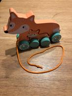 Trekspeelgoed, vos met baby, Enlèvement, Utilisé, Jouet à Pousser ou Tirer