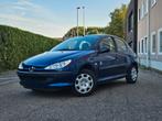 Peugeot 206/1.2 benzine/bwj 2004/5 deurs/Propere wagen!!!!!, Auto's, Stof, Beige, Blauw, Bedrijf