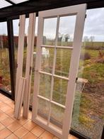 binnendeur met ruitjes 204 x 80 compleet, Doe-het-zelf en Bouw, Deuren en Vliegenramen, Ophalen, Gebruikt, 80 tot 100 cm, Binnendeur