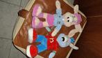 Knuffel konijn Bobo en Krabbel, Kinderen en Baby's, Speelgoed | Knuffels en Pluche, Ophalen of Verzenden, Zo goed als nieuw, Konijn
