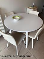 4 eetkamerstoelen €20 - ALLES MOET WEG LAATSTE WEEKEND, Ophalen