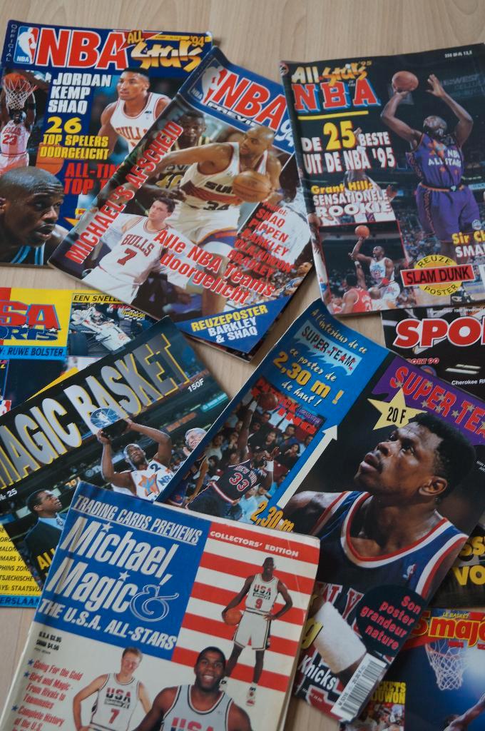 Assortiment magazines basket, Sports & Fitness, Basket, Enlèvement ou Envoi