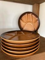 Set van 6 vintage fondue borden, Antiek en Kunst, Ophalen of Verzenden