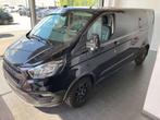 Ford Transit Custom TRAIL L2 FULL OPTION LEDER 24600+BTW, Auto's, 4 cilinders, Zwart, Leder, 5 deurs