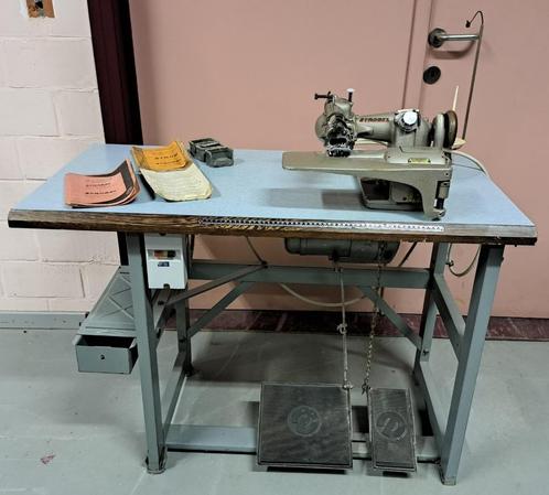Industriële blindzomen machine Strobel, Hobby en Vrije tijd, Naaimachines en Toebehoren, Gebruikt, Lockmachine, Overige merken