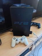 PlayStation 2 te koop, Games en Spelcomputers, Spelcomputers | Sony PlayStation 2, Gebruikt, Met games, Met 2 controllers, Ophalen of Verzenden