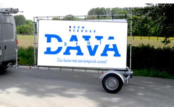 reclame aanhangwagen beschikbaar voor biedingen