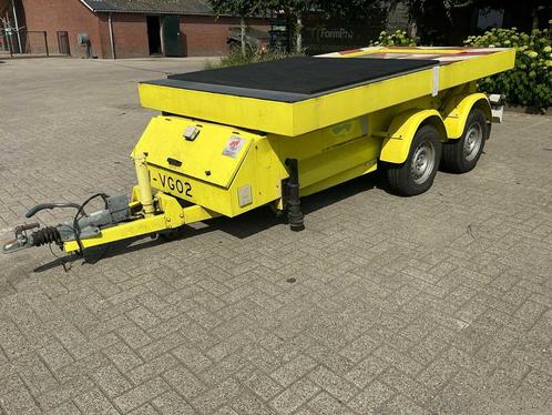 2009 Trias SW36U1F Aanhangwagen Tekstkar / Pijlwagen, Auto diversen, Aanhangers en Bagagewagens, Gebruikt