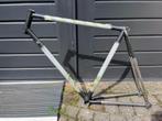 Faggin frame 56 CC (donkergrijs-wit), Fietsen en Brommers, Fietsonderdelen, Ophalen, Frame, Gebruikt, Racefiets