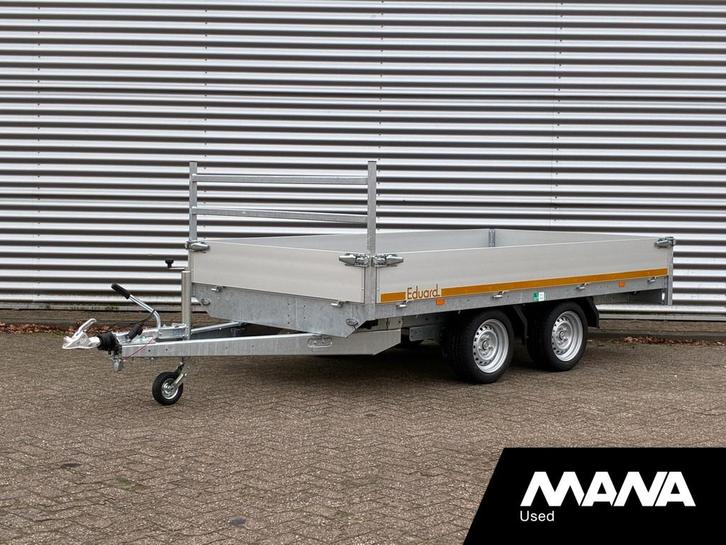 EDUARD K4 3318 Plateau 2as 3000kg Geremd 330X180 - LED verli, Auto diversen, Aanhangers en Bagagewagens, Gebruikt