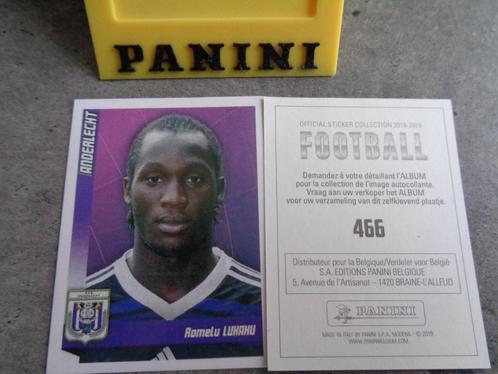 PANINI STICKER ANDERLECHT   ROMELU LUKAKU , Hobby en Vrije tijd, Stickers en Plaatjes, Sticker, Ophalen of Verzenden
