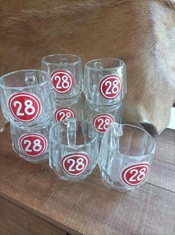 Lot de verres "VINTAGE". Chopes à bière N28 beschikbaar voor biedingen