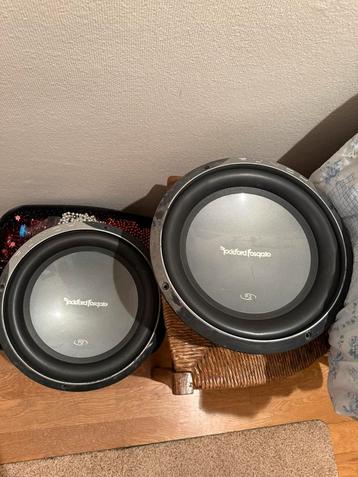 2x rockford fosgate p2 subwoofers te koop beschikbaar voor biedingen