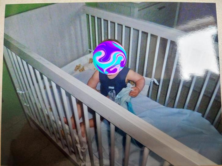 Peuterbed, Kinderen en Baby's, Kinderkamer | Bedden, Gebruikt, 180 cm of meer, 85 tot 100 cm, Matras, Ophalen