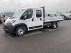 Peugeot Boxer Dubbele Cabine Open Laadbak 140PK *STOCK*, Auto's, 4 deurs, Monovolume, Start-stop-systeem, Bedrijf