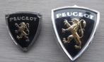 lot van 2 logo's van Peugeot, Autres types, Utilisé, Enlèvement ou Envoi