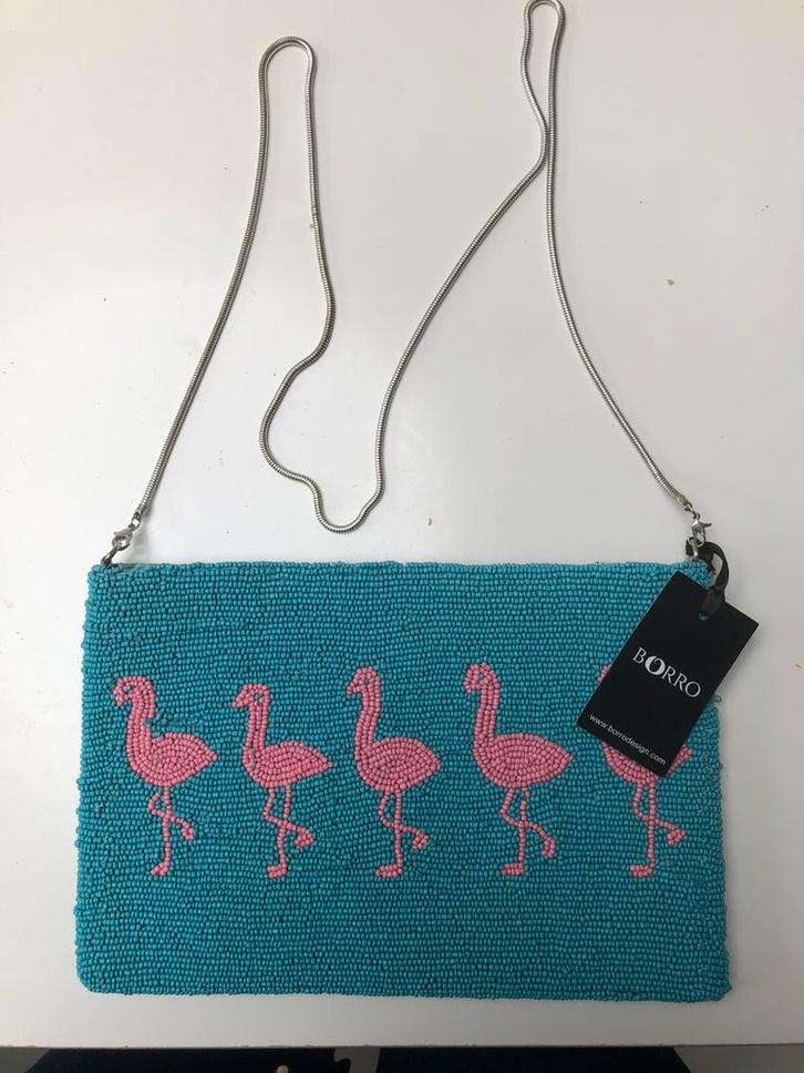 Avondtasje Borrodesign - nieuw, Handtassen en Accessoires, Tassen | Damestassen, Nieuw, Avondtasje, Overige kleuren, Ophalen of Verzenden