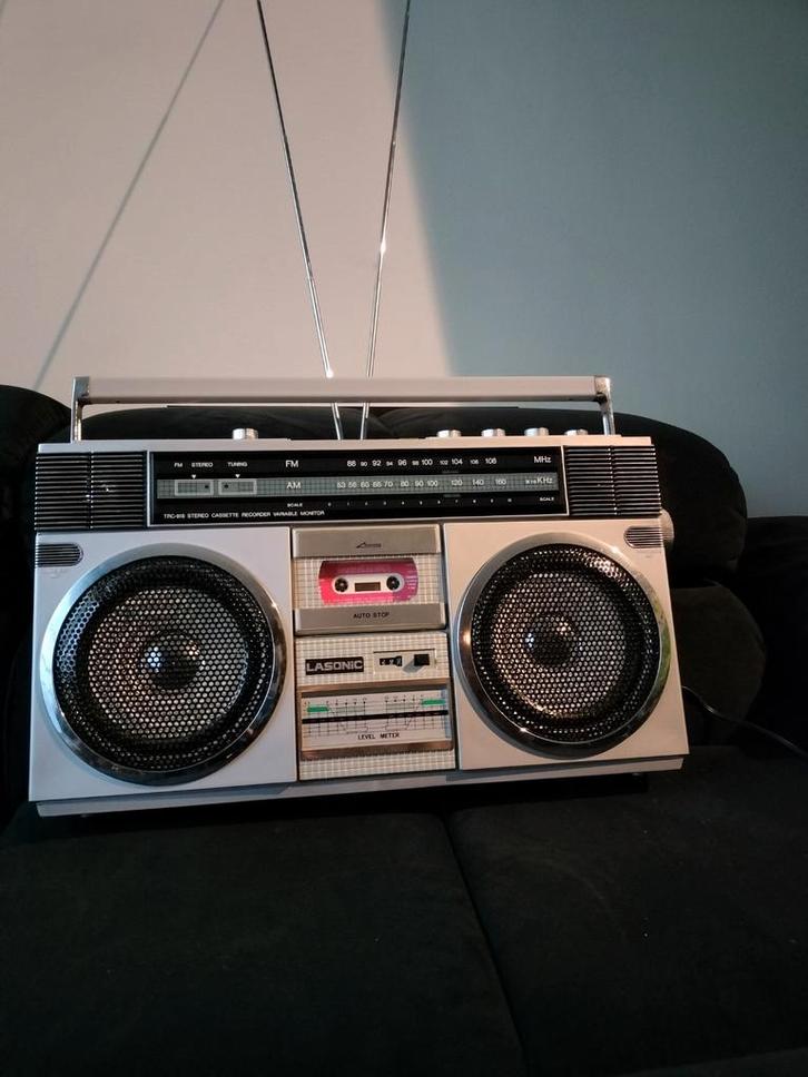 Lecteur cassette stéréo lasonic, TV, Hi-fi & Vidéo, Radios, Comme neuf, Radio, Enlèvement ou Envoi