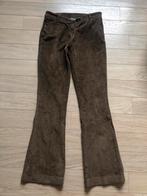 Bruine velours broek 1961 Milano, Kleding | Dames, Broeken en Pantalons, Bruin, Verzenden, Lang, Gedragen