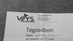 Tegoedbon Veys bedrijfskledij, Tickets en Kaartjes