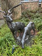 Bronzen herten groot, Antiek en Kunst, Ophalen, Brons