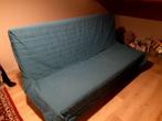 3-zits slaapbank Ikea, Huis en Inrichting, Slaapkamer | Slaapbanken, Gebruikt, Blauw, 140 cm, Ophalen