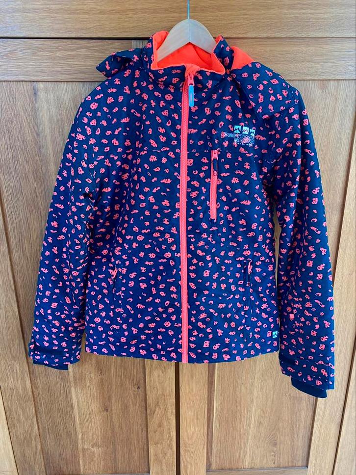 Meisjes skijas in zwart en oranje maat 170-176, Kleding | Dames, Wintersportkleding, Zo goed als nieuw, Jack, Ophalen