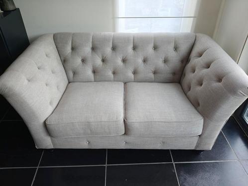 Chesterfield sofa zetel, Huis en Inrichting, Zetels | Zetels en Chaises Longues, Zo goed als nieuw, Ophalen